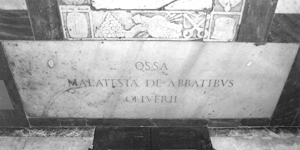 lapide tombale - ambito romano (sec. XVIII)